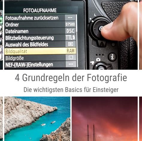 Die Grundlagen der Fotografie: Ein Leitfaden für Anfänger