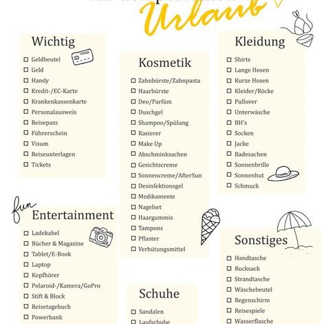 Checkliste für die Buchung deiner nächsten Reise