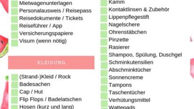 Checkliste: Was du für deinen nächsten Urlaub einpacken solltest