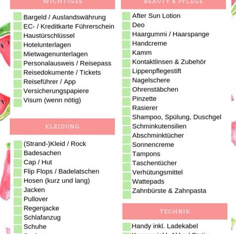 Checkliste: Was du für deinen nächsten Urlaub einpacken solltest